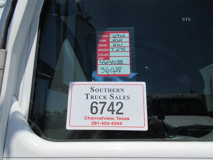 Used 2021 KENWORTH T270