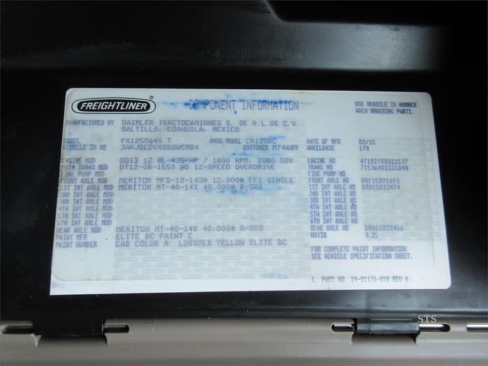 Used 2016 FREIGHTLINER CASCADIA 125