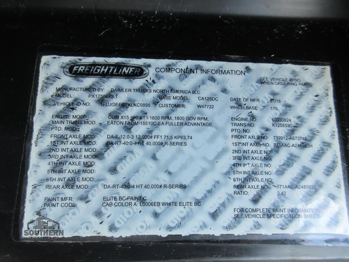 Used 2019 FREIGHTLINER CASCADIA 125