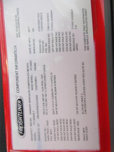 Used 2018 FREIGHTLINER CASCADIA 126