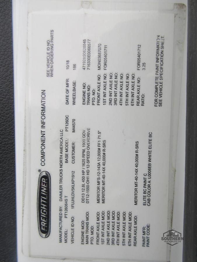 Used 2019 FREIGHTLINER CASCADIA 126