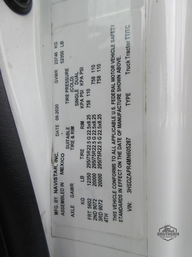 Used 2021 INTERNATIONAL LT