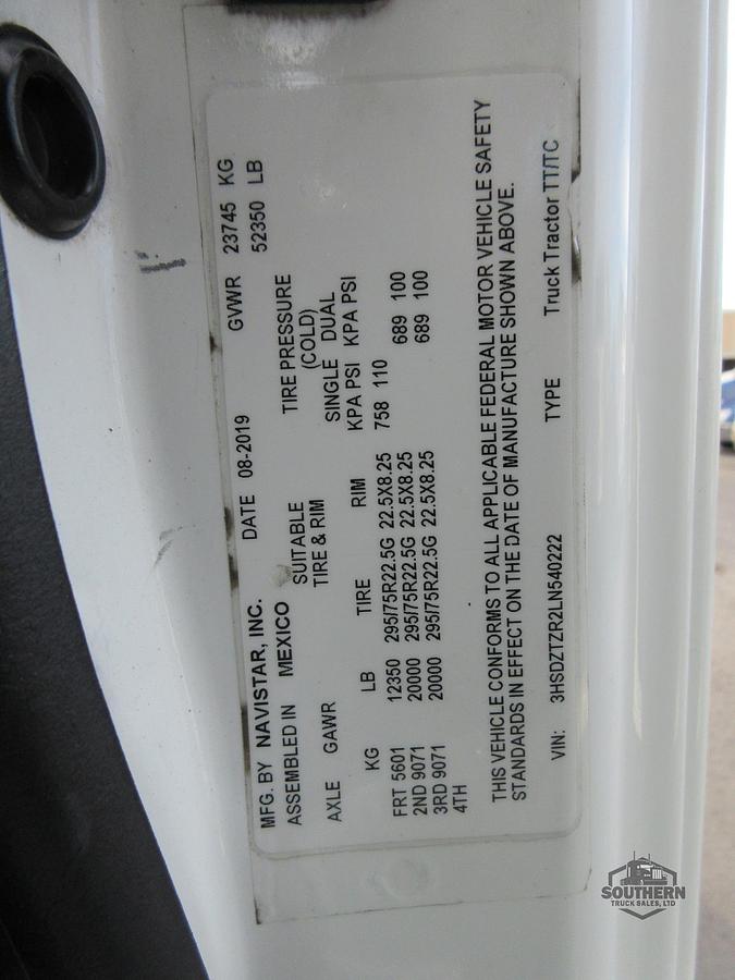 Used 2020 INTERNATIONAL LT