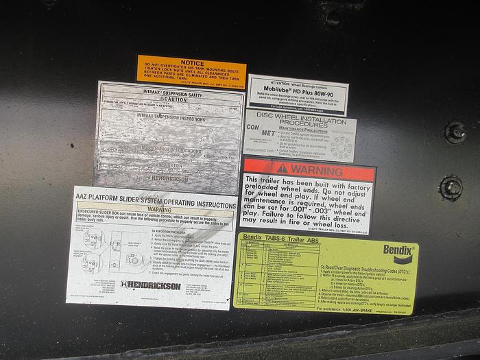 Used 2021 UTILITY 53 CAL LEGAL REAR SLIDE