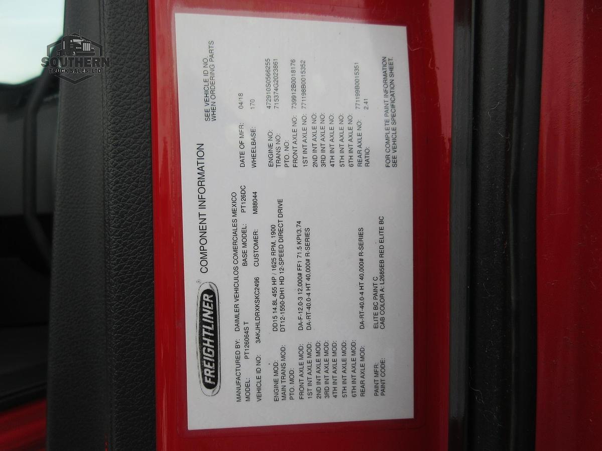 Used 2019 FREIGHTLINER CASCADIA 126