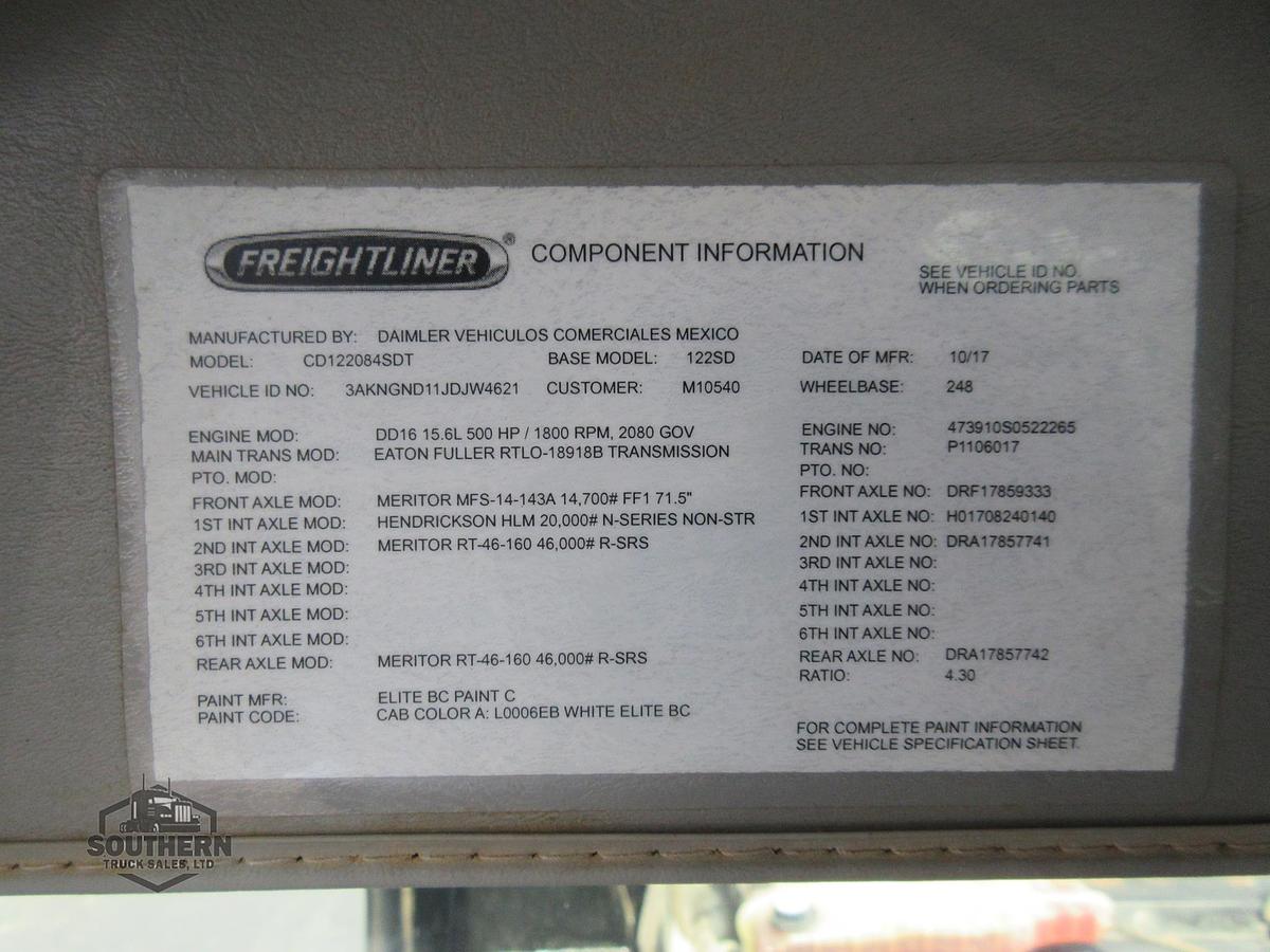 Used 2018 FREIGHTLINER CORONADO 122 SD