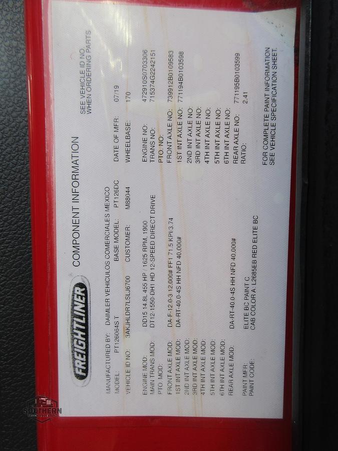 Used 2020 FREIGHTLINER CASCADIA 126