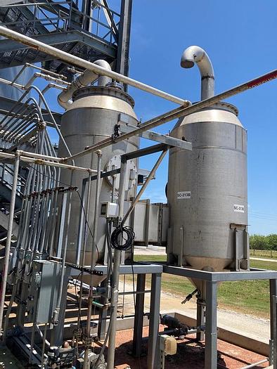 Used Clean Gas Systems Inc. exhaust gas scrubber system