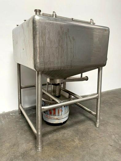 Used Likwifier - 150 Gallon Stainless Steel Liquefier w/ bottom mounted 15 HP motor
