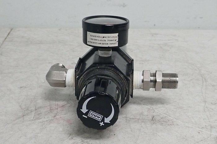 Used Ingersoll Rand ARO Pneumatic Lubricator with Gauge