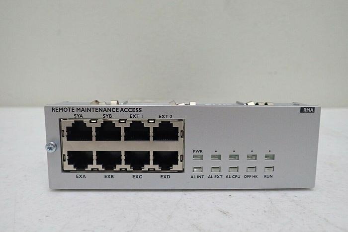 Used ALCATEL-LUCENT OmniPCX RMA REMOTE MAINTENANCE ACCESS Card Module 3EU23009AA