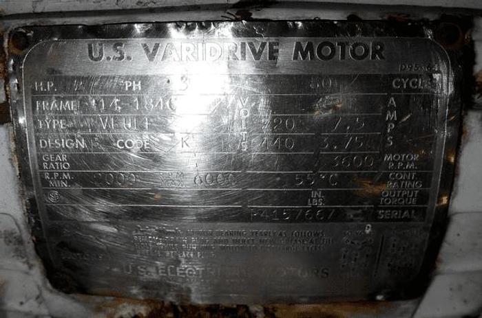 Used D-8 CORNELL VERSATOR – S/S – 2 HP – V/S