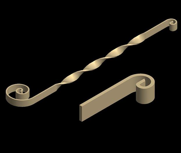 Nargesa MT500 Scrolling and twisting machine Automatic