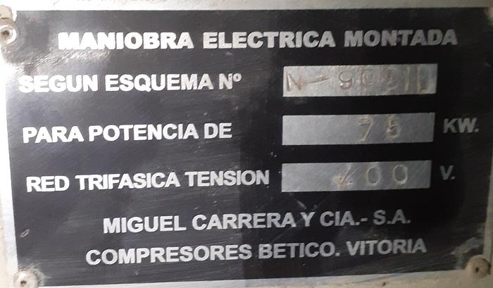 Usado Compressor BETICO 75kw