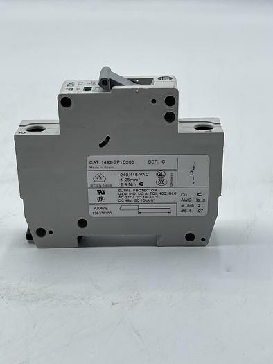 Used AB ALLEN BRADLEY 1492-SP1C200
