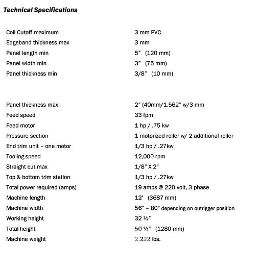 Used 2011 Cehisa PRO-11 Edgebander