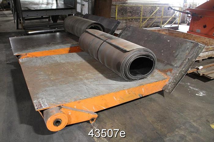 Used James Brinkley Roll Splitter, 66" Knife Length, 60" Roll Diameter #43507