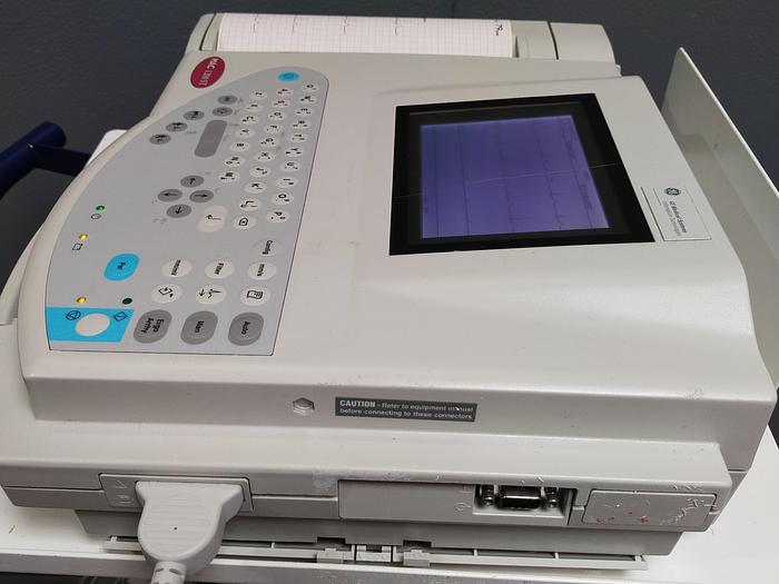 Gebraucht GE MAC 1200 ST EKG Gerät auf Wagen