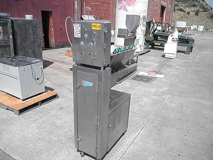 Used Filler, Piston, 4-Head, Depositor, Moline, Stainless Steel, #S739760