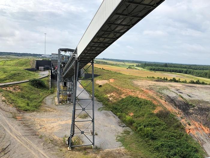 Used Conveyor, Belt, 48" x 295', Covered, Incline, 125 HP #C743207