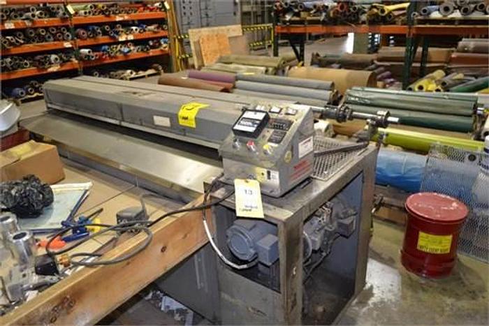 Used 60" ROSENTHAL SHEETER WRAP-O-MATIC MDL. WA-S-5-UZTLVA WITH COUNTER
