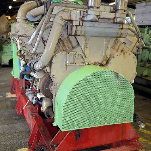 Used 1.00 MW 1998 Cummins KTA50G3 Marine Diesel Generator