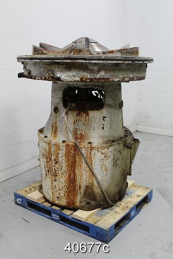 Used Beloit Model 3396 Shark Pulper Drive, Stainless Steel Rotor #40677