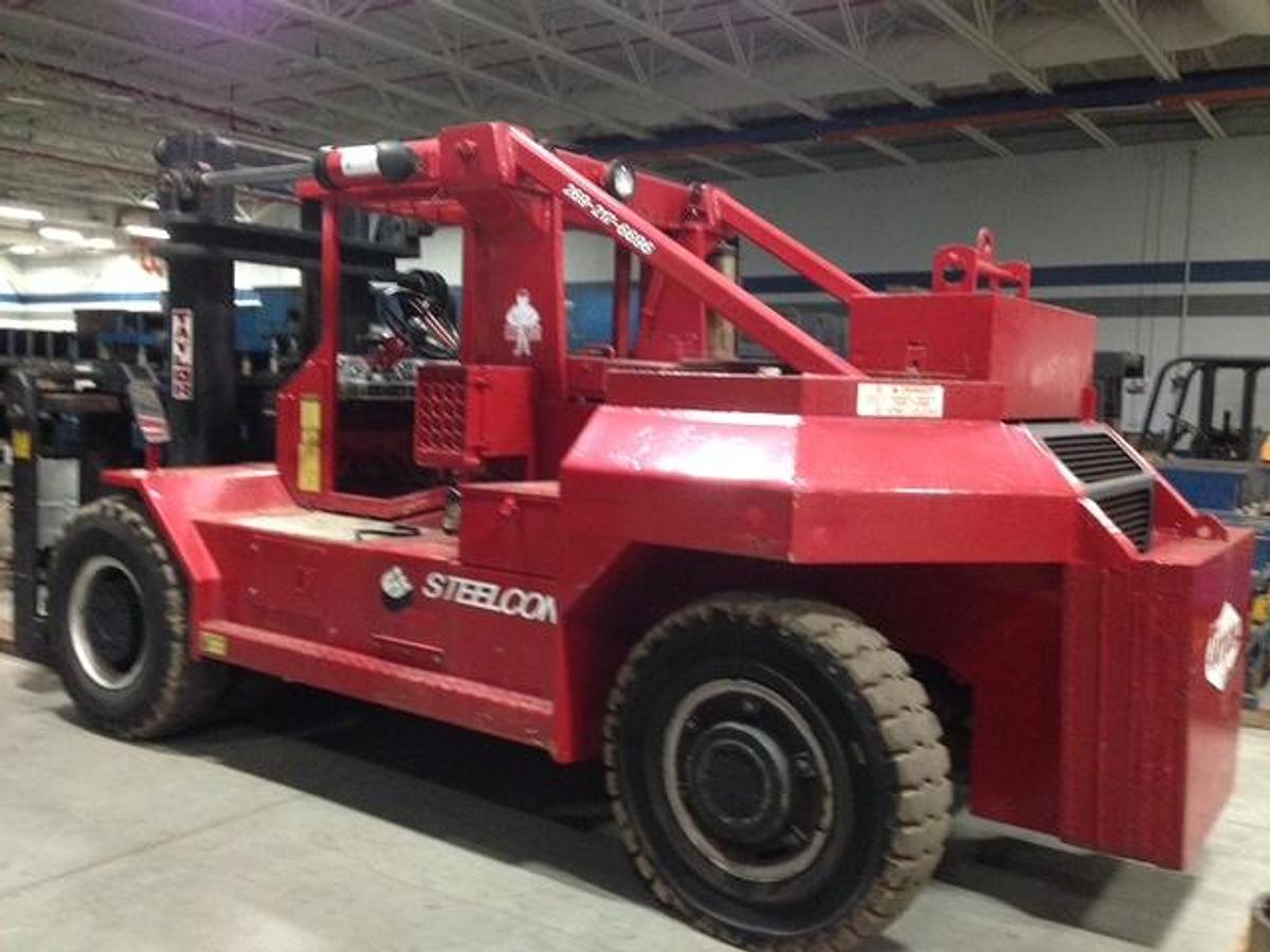 Used Taylor Rigger’s Special Forklift – 60,000 lb Capacity – Diesel Engine – Direct Lift Mast