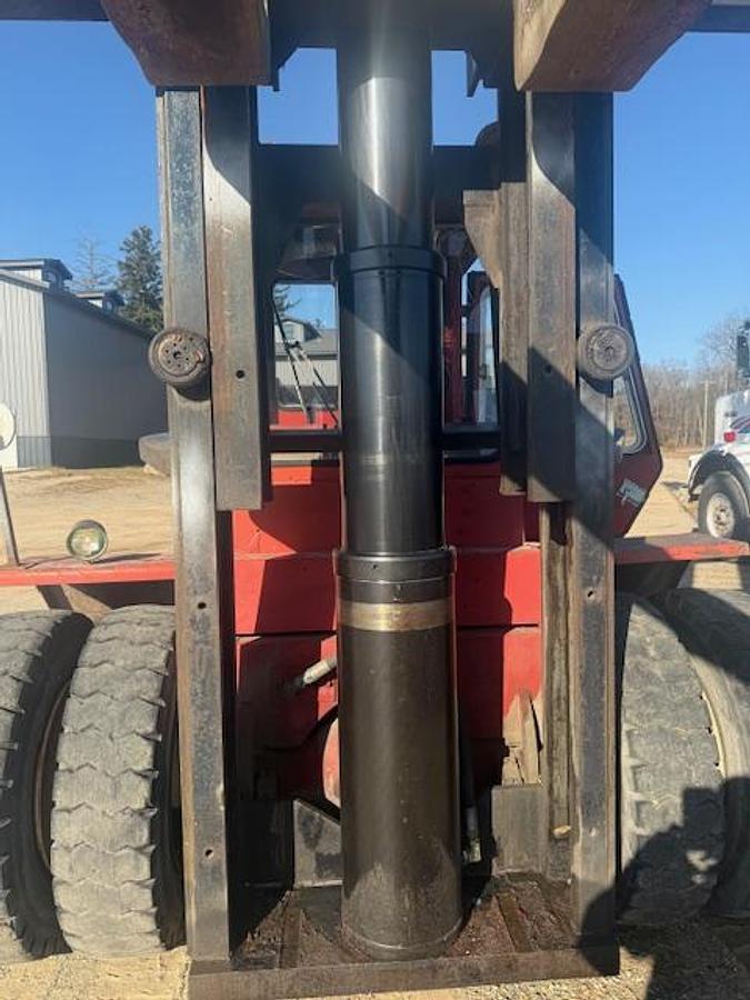 Used Bristal RS80 Forklift – Diesel Engine – Direct Lift Mast – 8’ Forks – Rigging Boom – 10.00-20 Tires