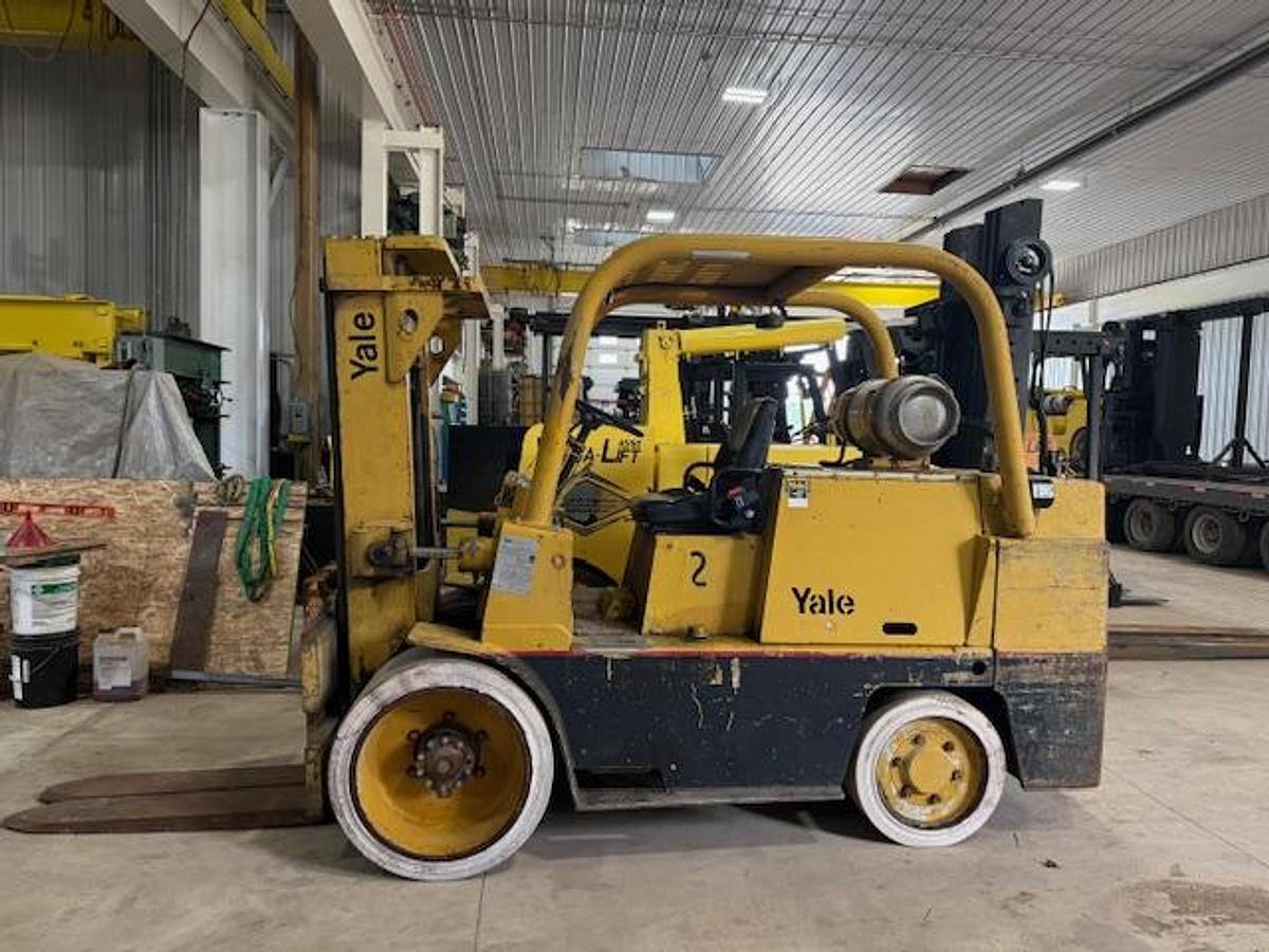 Used Yale 15,000 lb Forklift – Propane Engine – Automatic Transmission – Two-Stage Mast