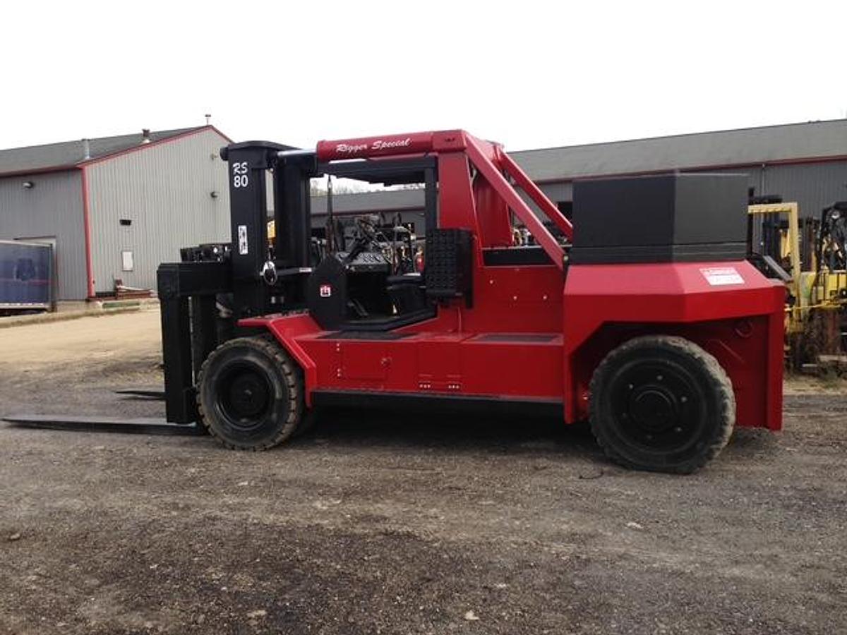 Used Bristal RS80 Forklift – Diesel Engine – Automatic Transmission – Direct Lift Mast – 8’ Forks