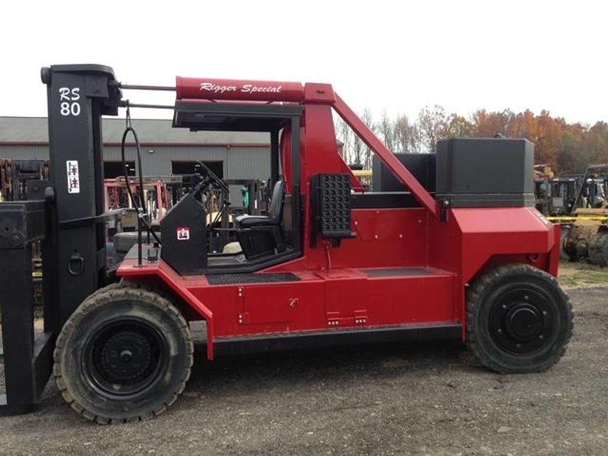 Used Bristal RS80 Forklift – Diesel Engine – Automatic Transmission – Direct Lift Mast – 8’ Forks