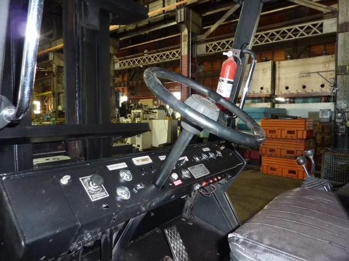 Used Taylor TC400L Forklift – 40,000 lb Capacity – V8 Propane Engine – Automatic Transmission – Direct Lift Mast – 8’ Forks
