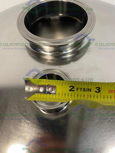 Used Alloy Products 45 Liter Stainless Steel Reactor 50 PSI w/ Bottom Drain & Valves