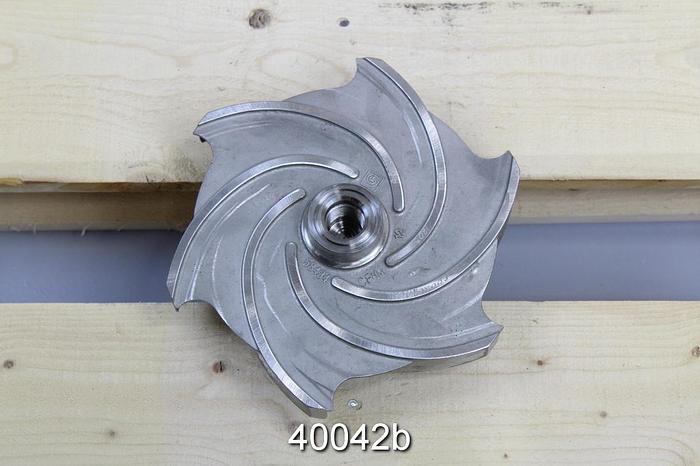Unused Goulds 3196 3x4x10 6-Vane Pump Impeller #40042