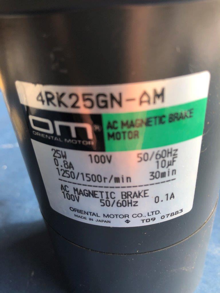 Used oriental motors 4RK25GN-AM AC brake motor