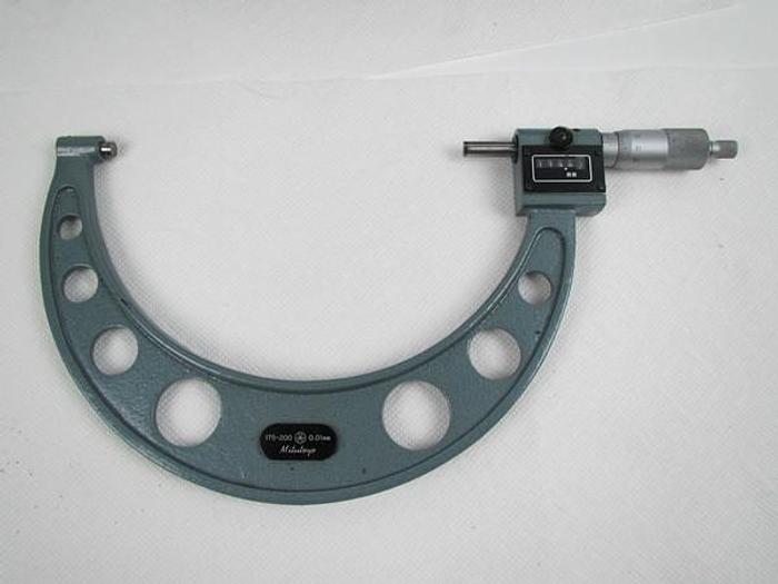 Used Mitutoyo Digit Outside Micrometer w/ Standard Code # 193-108 175-200mm, .01 mm