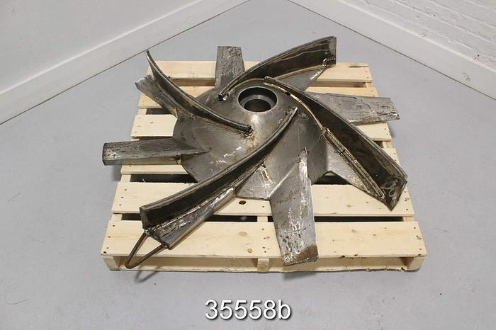 Used Black Clawson Sydrapulper Rotor, 7 Vane, 50" Diameter #35558