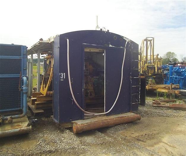 Used 0 Emsco DC-700 Mud Pump & C18 Diesel Engine