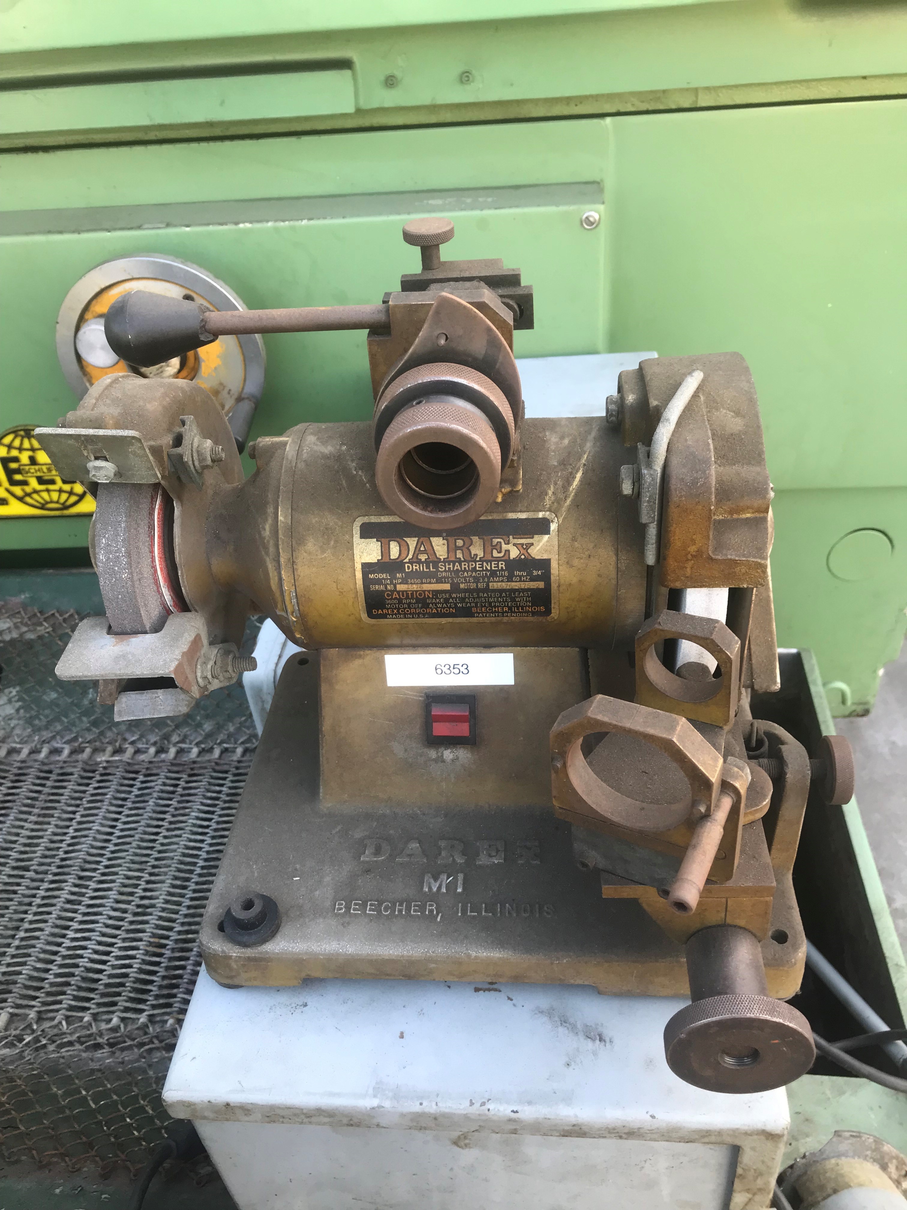Used Darex M1 Bench Drill Grinder 1/16"- 3/4" #6353