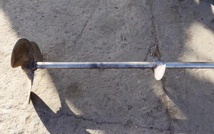 Used Mixer, Agitator, 15 HP, S/st, 1-1/2" x 10' Shaft, S742838 #S742838