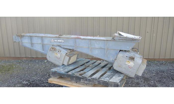 Used USED VIBRATORY FEEDER, 10" WIDE X 105" LONG, CARBON STEEL