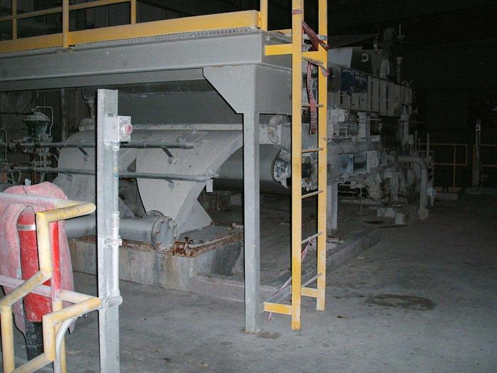 Used KVAERNER HYMAC MDL. 80-MSL TWI WIRE DEWATERING BELT PRESS, MEDIUM PRESSURE