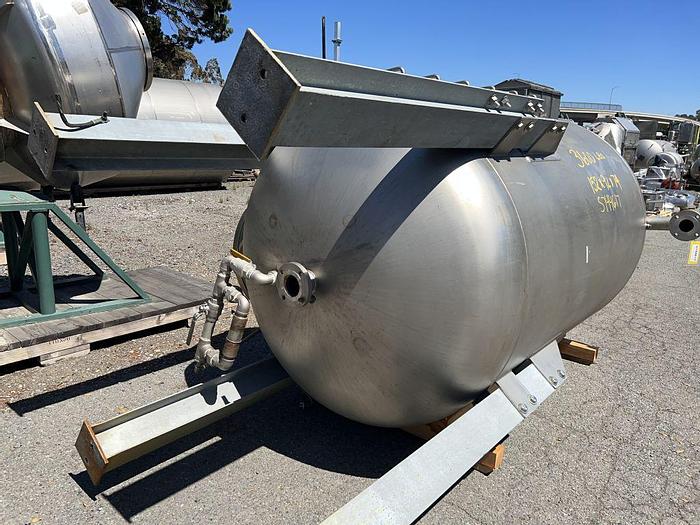 Used Tank, 950 Gallon, Stainless Steel, 55 PSI, DT/DB, Morfab, ASME #S744617