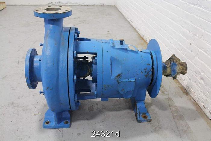 Used Goulds 3175 Goulds Pump 3175S, 4X6X18, 5-Vane Impeller, 15.5" Impeller Diameter, Stainless Steel Casing, Stainless Steel Suction Side Plate, Stainless Steel Stuffing Box, Stainless Steel Impeller, Packing #24321