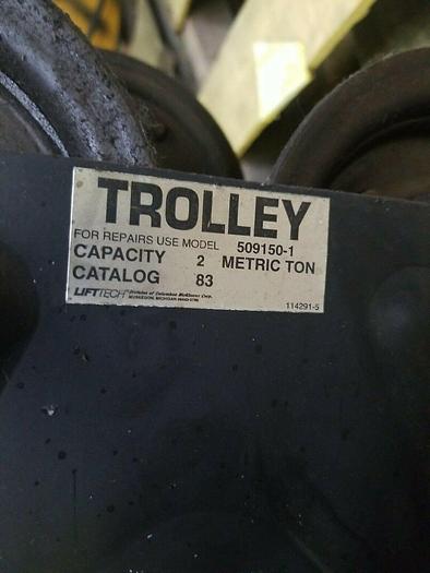 Used BUDGET 2 TON HOIST. 309828466 with trolley