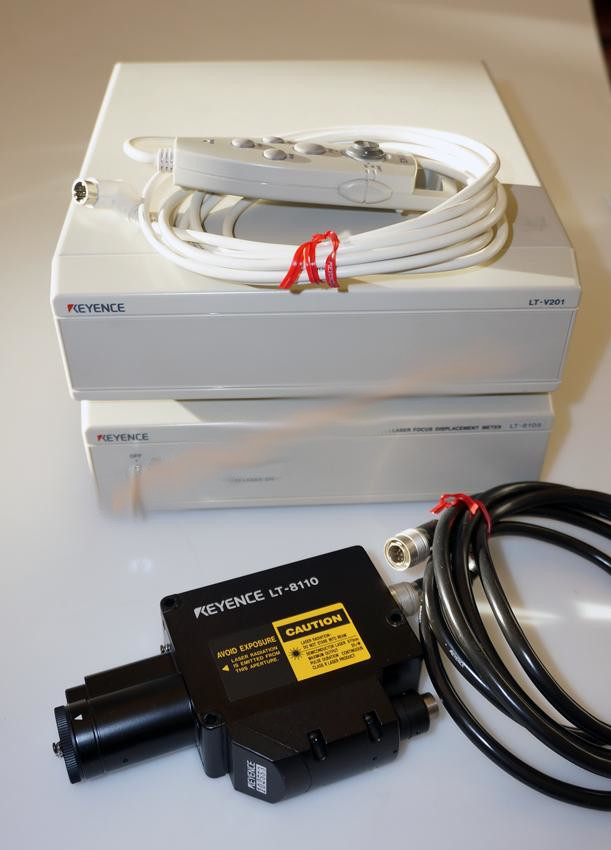 Used Keyence LT-8110, LT-V201, LT-8105 Surface Profiler