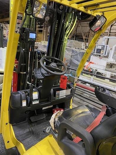 Used 12,000 POUND HYSTER MODEL S120FTPRS PAPER ROLL CLAMP TRUCK FORKLIFT-SOLD