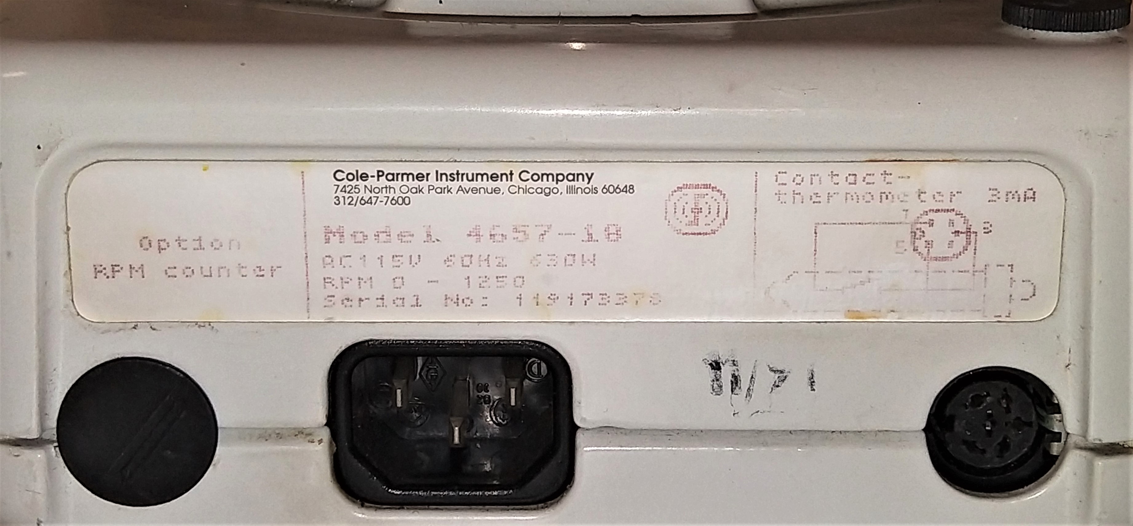 Used Cole-Parmer 4657-10 Stirring Hot Plate