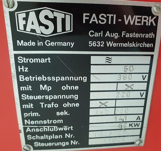 Gebraucht Rundbiegemaschine Fasti 108-25-3